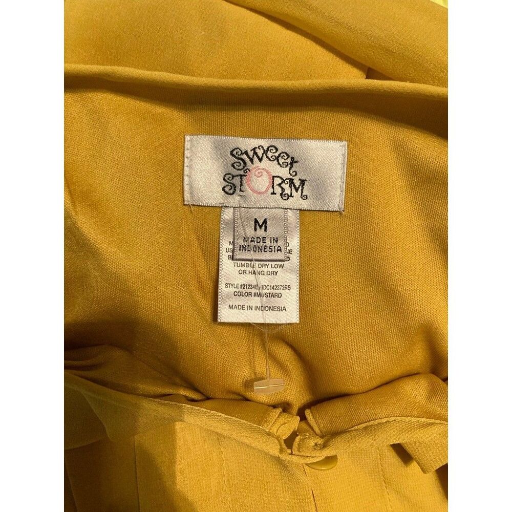 Sweet storm yellow mini dress - Picture 2 of 6